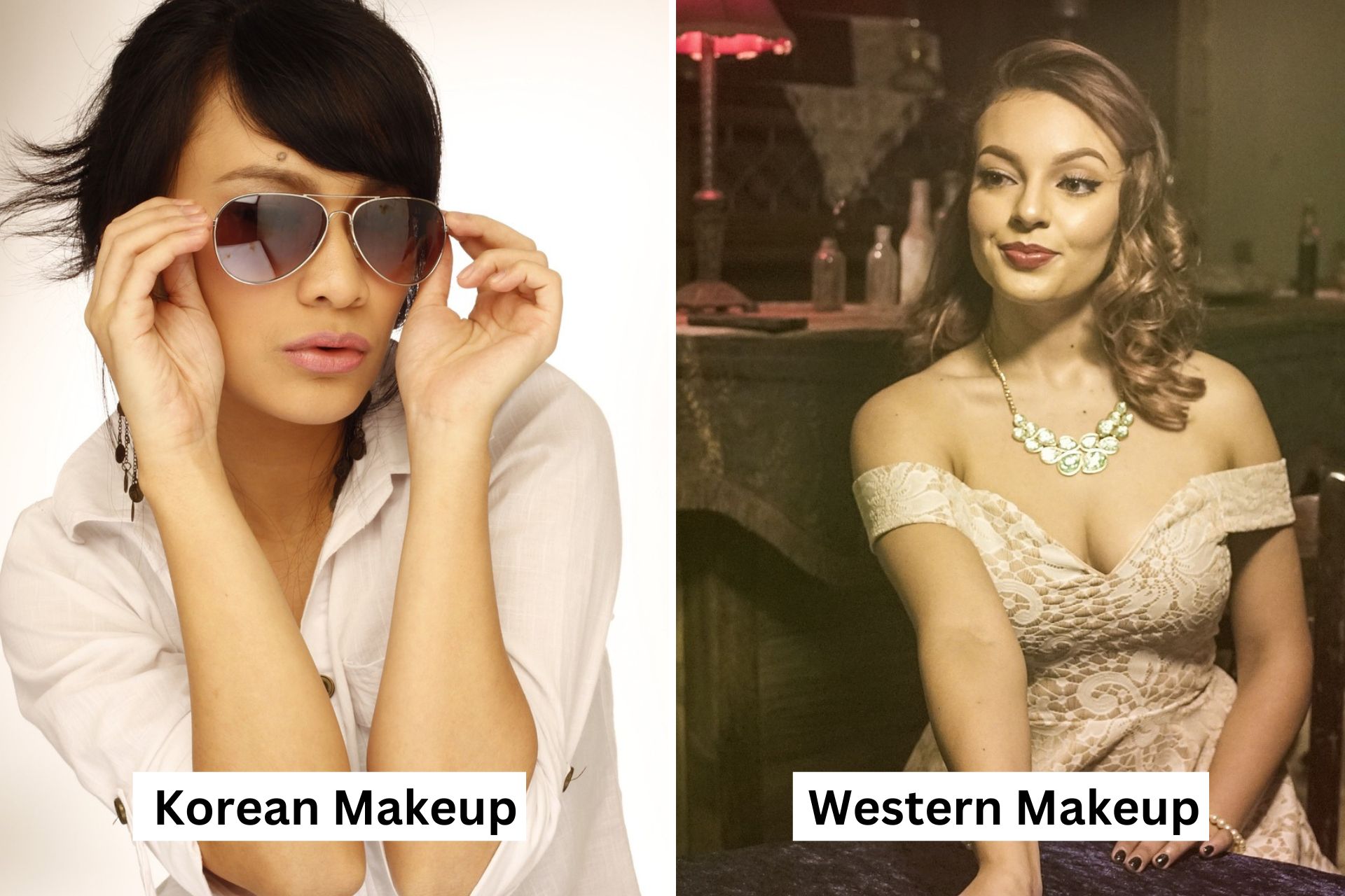 Korean-Makeup-vs-western-makeup