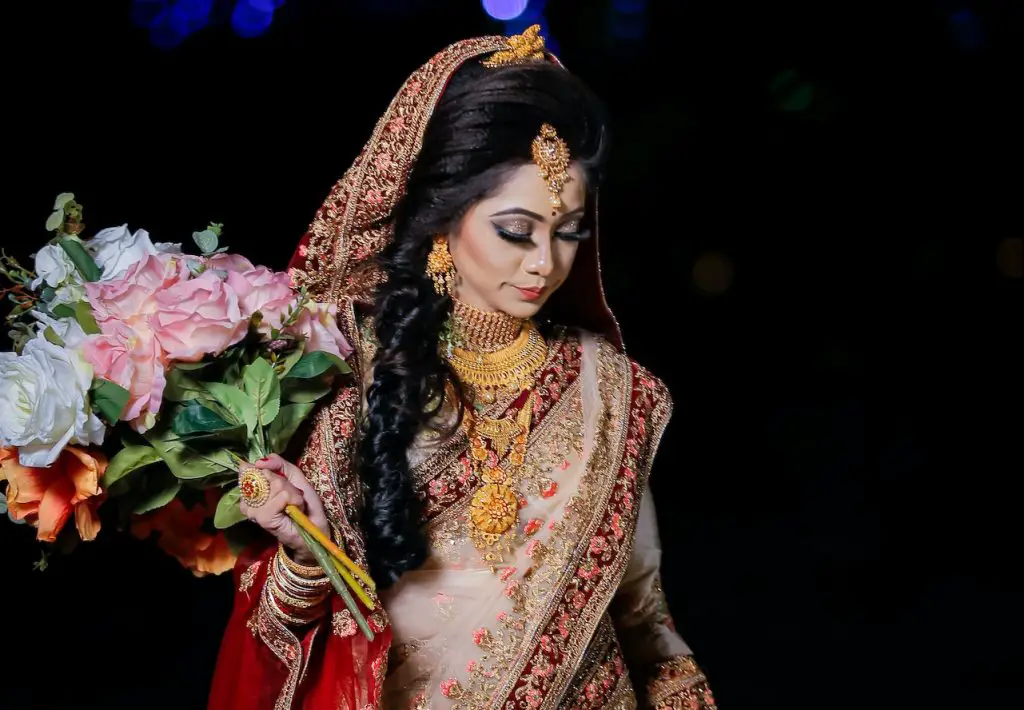 Bangladeshi woman bridal look