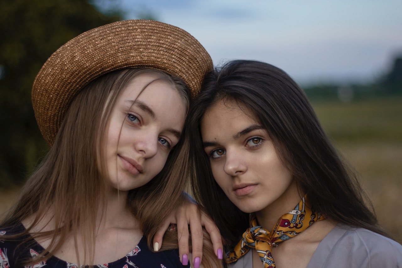 Ukrainian woman wearing hat